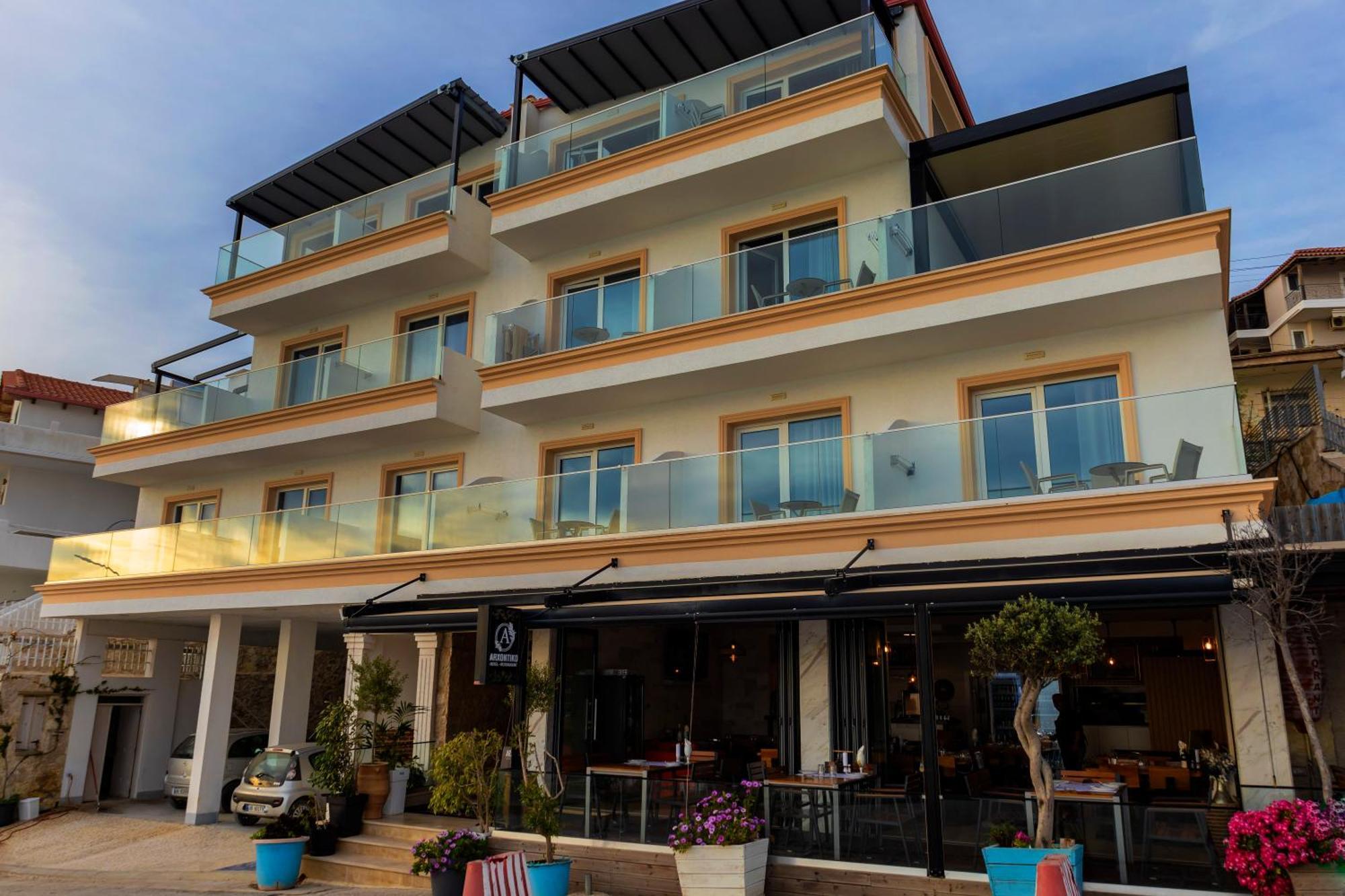 Arxontiko Hotel Himare Exterior foto